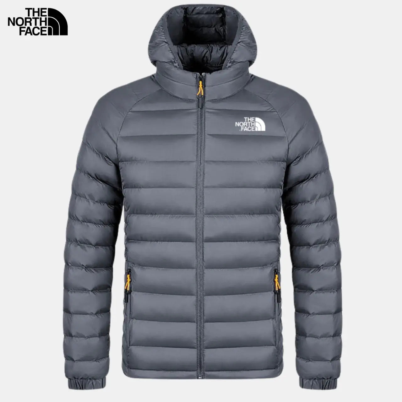 Gefütterte Steppjacke mit Kapuze