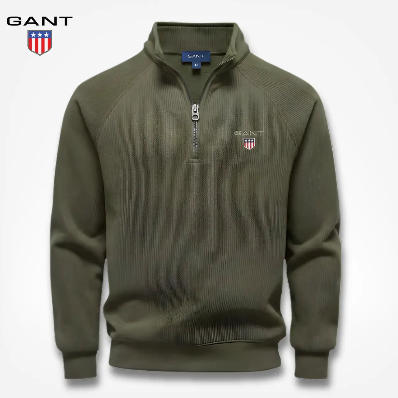 GT™ Gerippter Half-Zip Sweatshirt | 1 kaufen, 1 Gratis