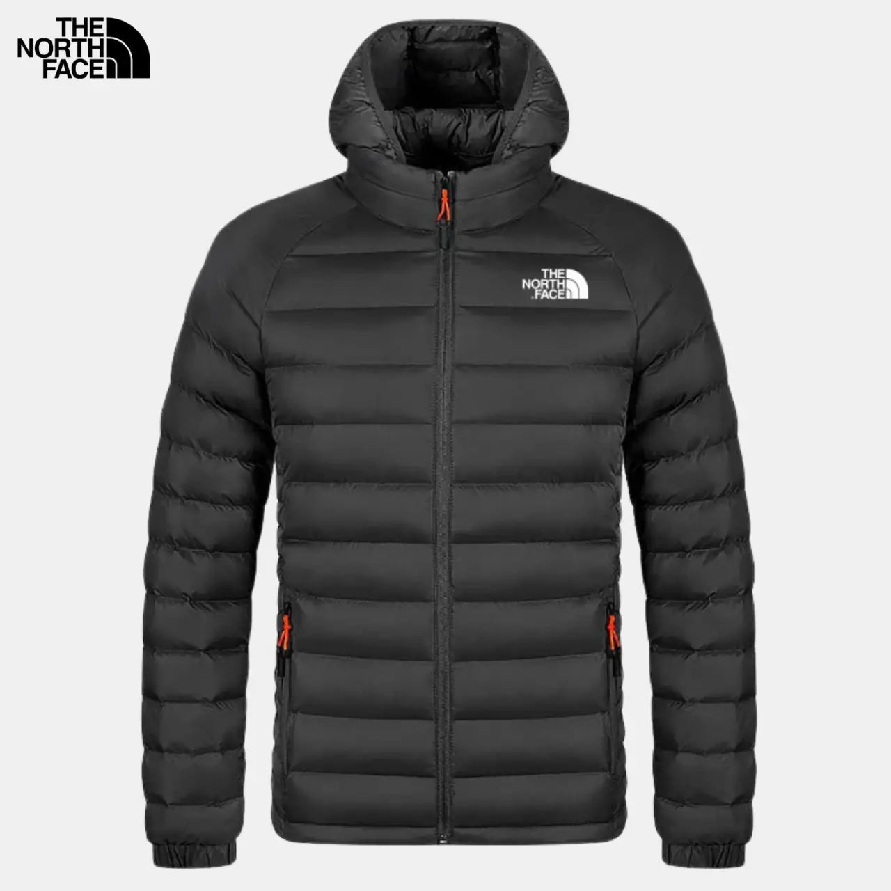 Gefütterte Steppjacke mit Kapuze