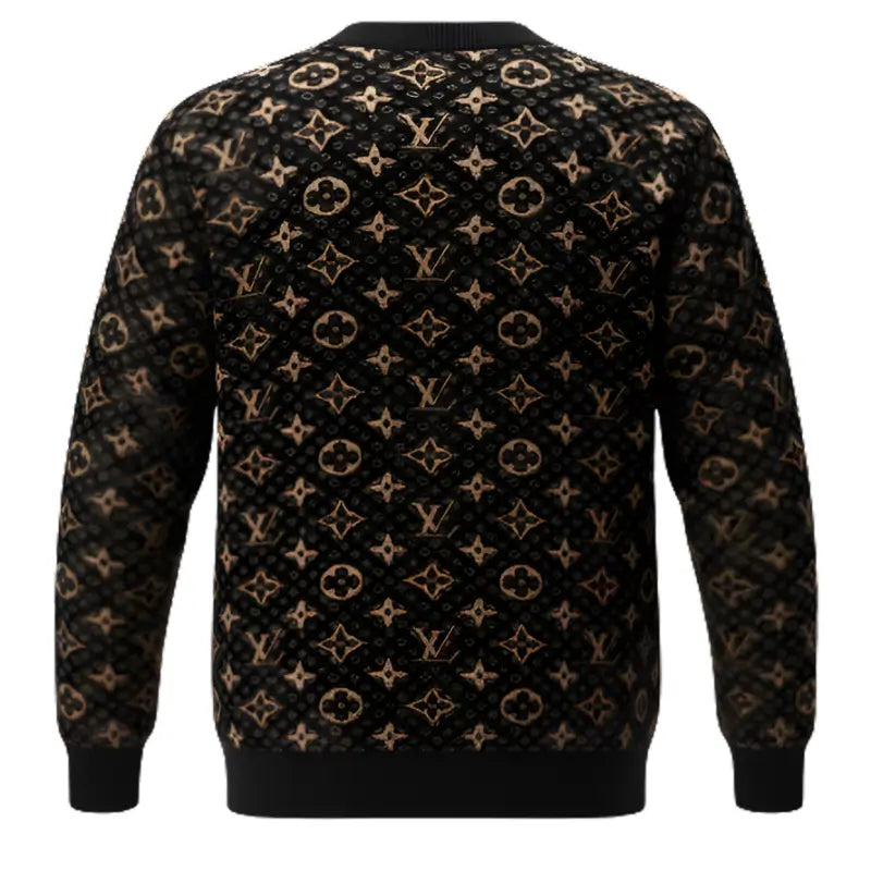 LV Brown monogrammed knit sweater