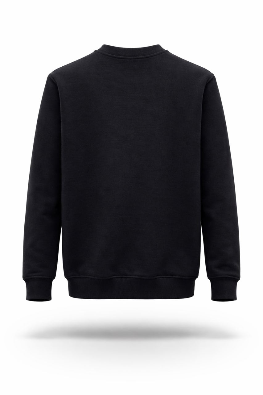 GG Web Stripe Logo Crewneck Sweatshirt – Black